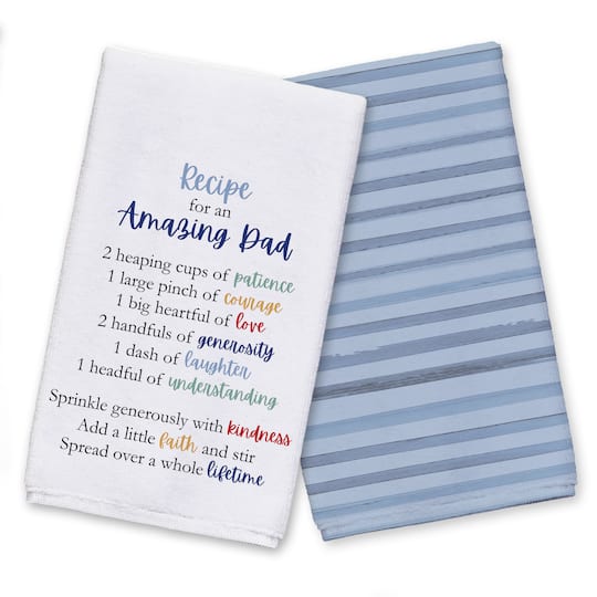 Recipe for an Amazing Dad Tea Towel Set